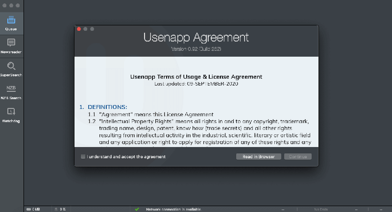 Usenapp Agreement